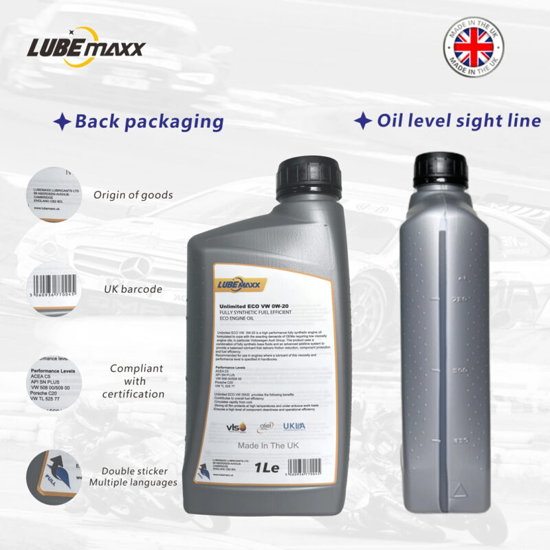 LUBEMAXX Unlimited ECO VW 0W20 - Image 3